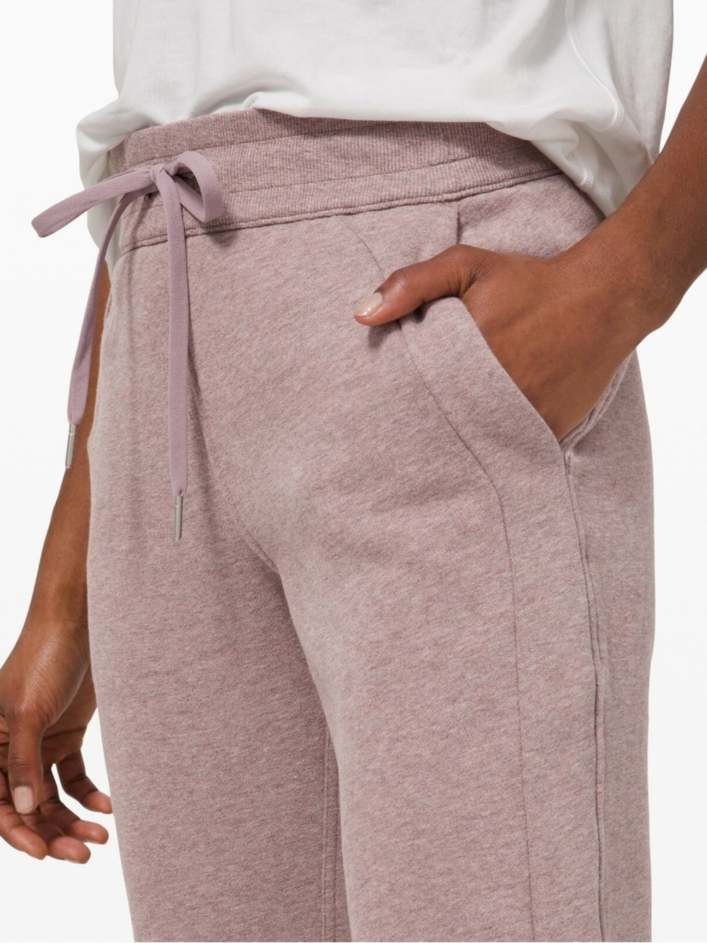 Lululemon Scuba High-Rise Jogger Heathered Pink Taupe- Size 6